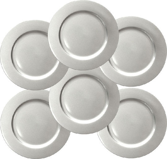 Raki Foxy Platou Decorativ Argintiu 1buc Raki Foxy Platou Decorativ Argintiu 1buc