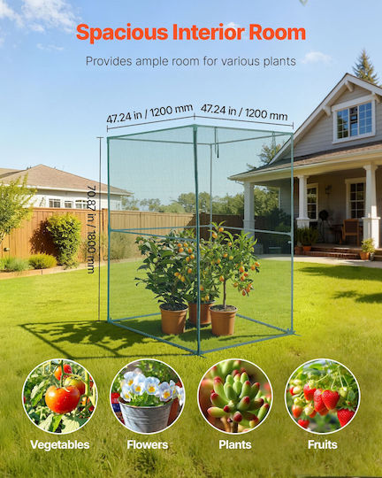 Vevor Vevor Greenhouse Cover 1.2x1.2x1.8m