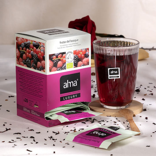 Alma Amestec de ierburi / Hibiscus / Apple / Trandafir Produs organic 20 Pungi 60gr