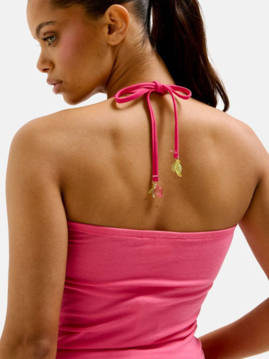 Γυναικείο Crop Top Hot Pink