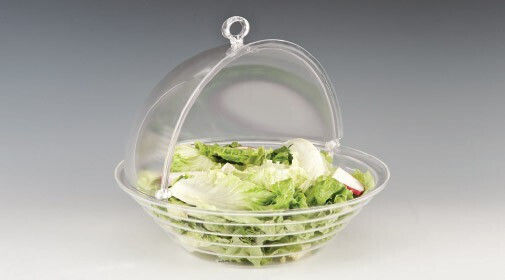 Runde Schüssel Rolltop Deckel Raki D41cm Polycarbonat