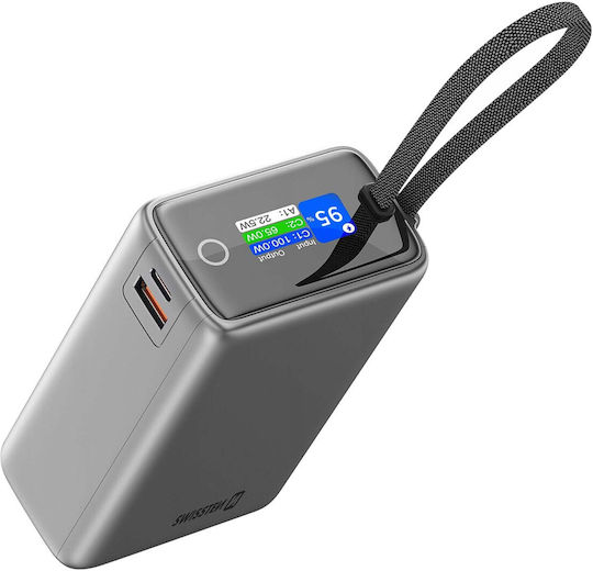 Swissten Power Bank 25000mAh 100W Γκρι
