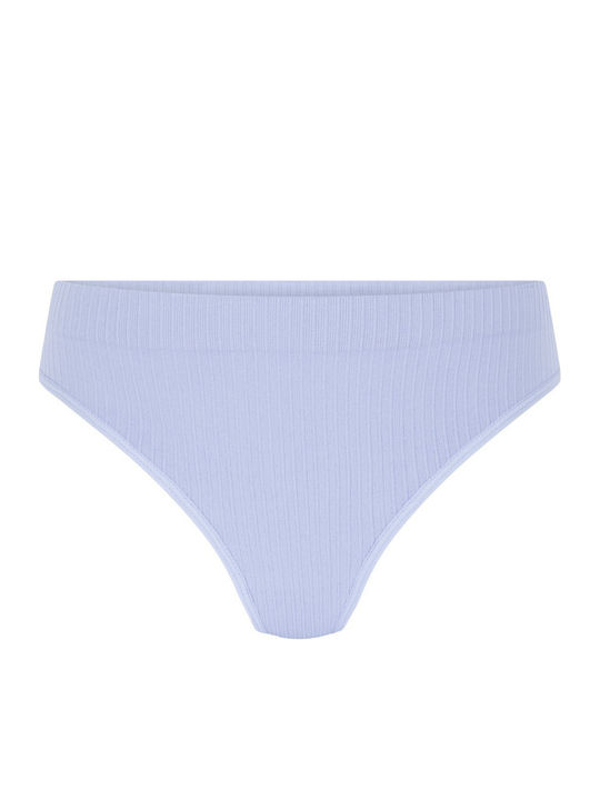 Dianne Hochtailliert Damen Zeichenfolge Blau
