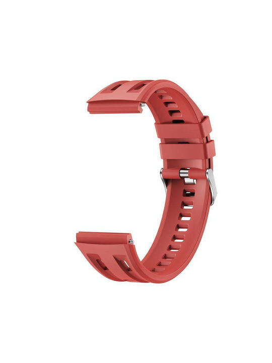 Einfarbiges Silikon Tragbare Band für Huawei Watch Gt 6 Pro Rot Einfarbiges Silikon Tragbare Band für Huawei Watch Gt 6 Pro Rot