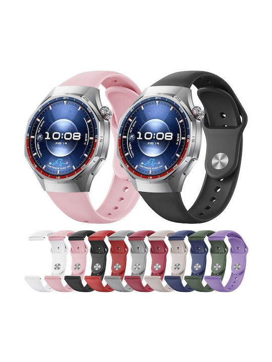 Λουράκι Ρολογιού Σιλικόνης Huawei Watch Gt 6 Pro Κόκκινο