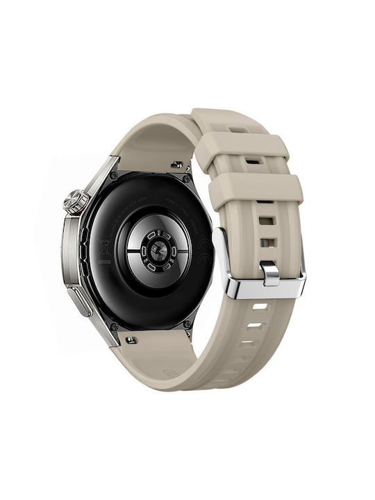 Einfarbiges Silikonarmband für Huawei Watch Gt 6 Pro Grau Einfarbiges Silikonarmband für Huawei Watch Gt 6 Pro Grau