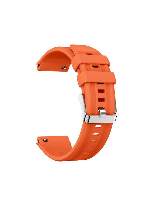 Einfarbiges Silikonarmband Huawei Watch Gt 6 Pro Orange
