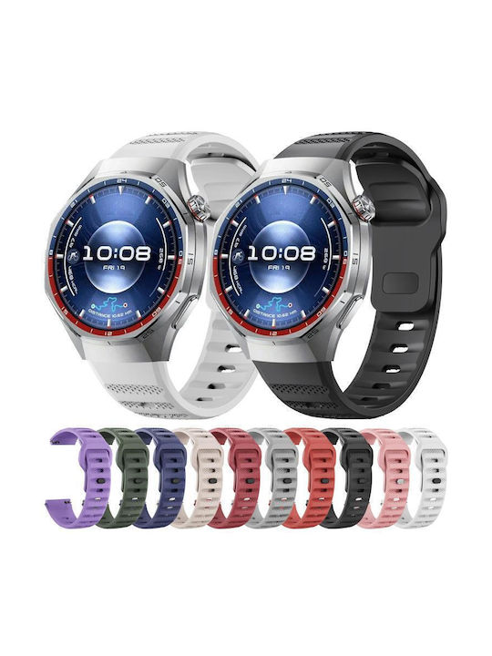 Моноцветна Каишка Силиконова Huawei Watch Gt 6 Pro Сива
