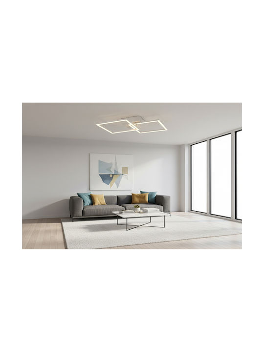 Trio Lighting Plafonieră de Tavan 60buc Gri cu LED Integrat