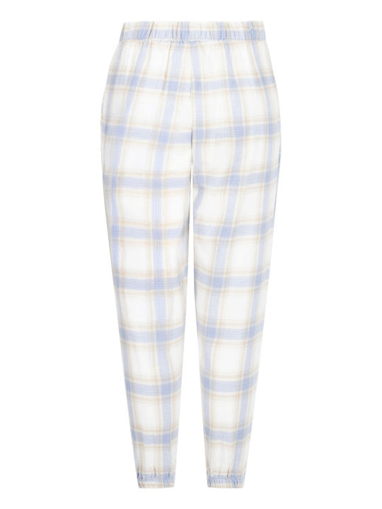Hunkemöller Winter Damen Pyjama-Hose Blau