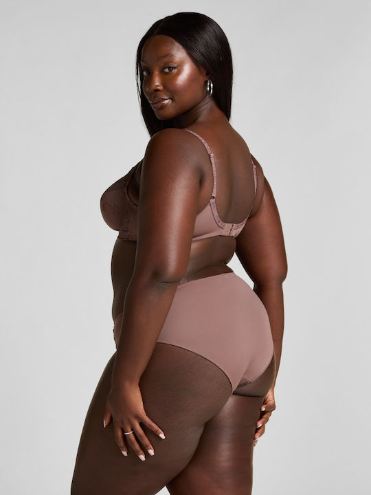 Diva Bra without Padding Underwire Brown
