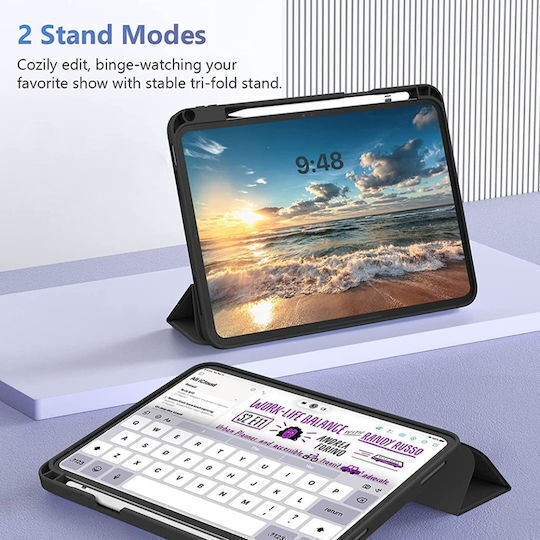 Slim Tpu Flip Cover Μαύρη (Xiaomi Pad 7, Pad 7 Pro)