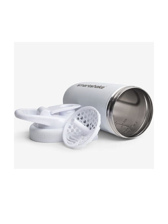 Smartshake Smart Reforce Stainless Steel Shaker White 900 Ml