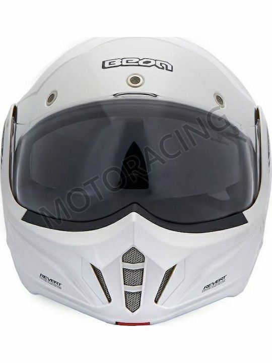 Beon B-707 Motorradhelm Aufklappbar ECE 22.06 mit Sonnenblende