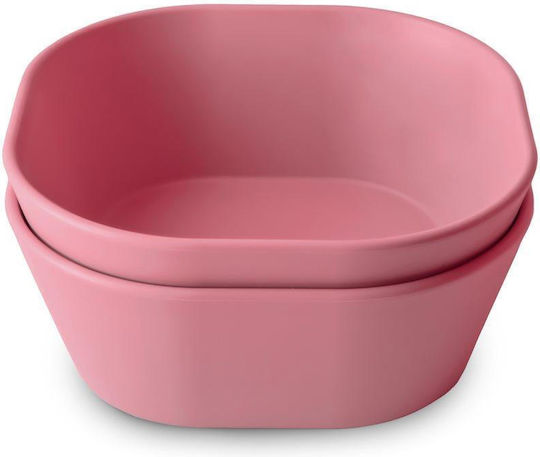 Mushie Baby Food Bowl Twilight Pink 2pcs