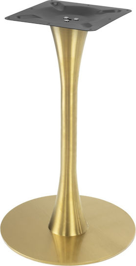 Τραπέζι Μπαρ Καφενείου 80x80x74 Gold