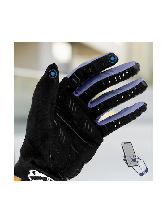 Fahrradhandschuhe Mit Touch-Funktion Nicht Rutschende Handfläche West Biking XS Blaue