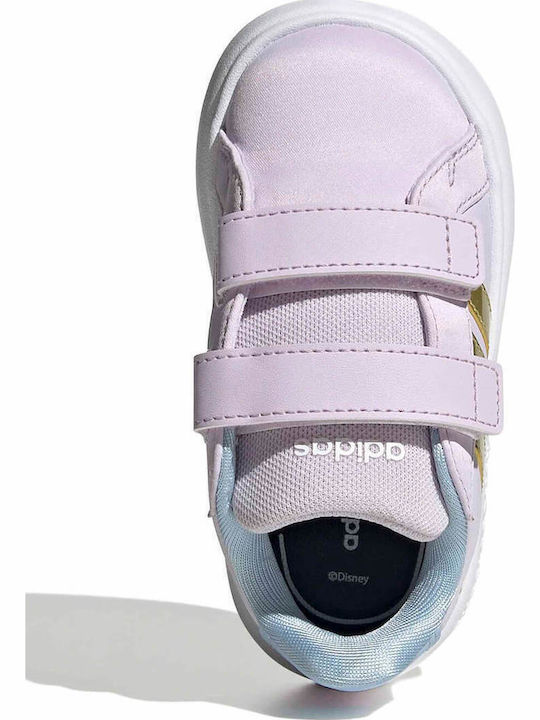 Grand Court Παιδικά Sneakers με Σκρατς Μωβ