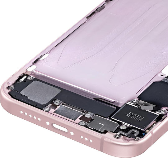 Clappio Zentralrahmenteil iPhone 15 Präzise Sicherer Sitz Rosa