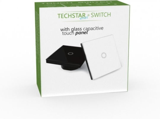 Waterproof Recessed Touch Wall Switch Lighting One-Way with Frame