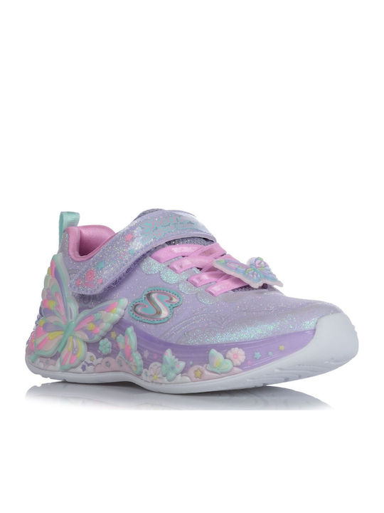 Kids Sneakers with Scratch Purple