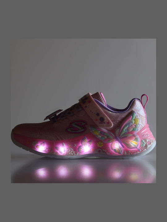 Παιδικά Sneakers με Σκρατς Ροζ