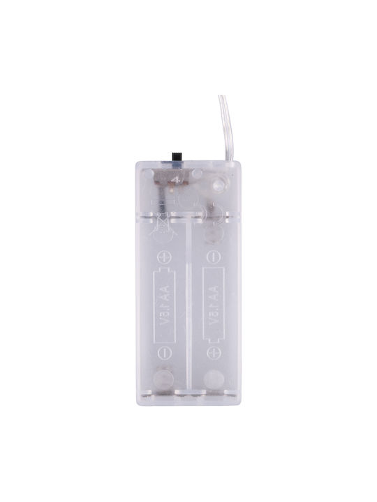 Lights LED 1m. Cold White Battery in String 1pcs