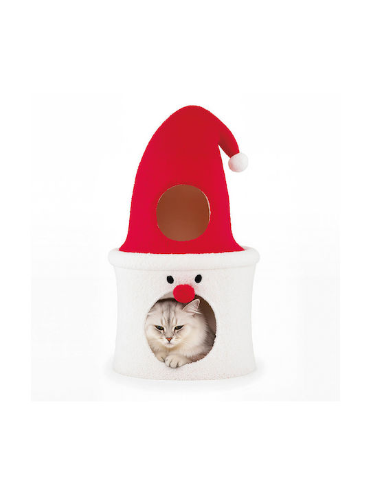 Costway Scratching Post Cat Trees Red 75x40x40cm