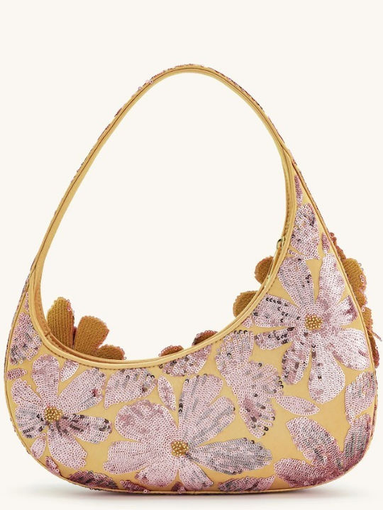 Γυναικεία Τσάντα Ώμου Suede Pink