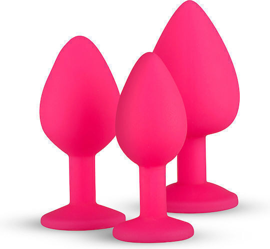 APH Anal Plugs Set Pink 3pcs