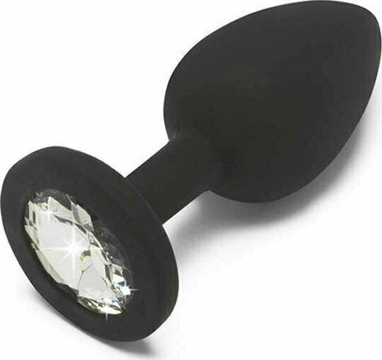 APH Jewel Anal Plug Small Black 9.5cm