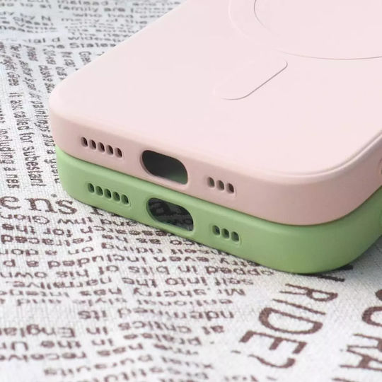 Umschlag Rückseite Silikon Weiß (iPhone 13 Pro)