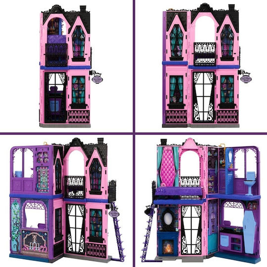 Mattel Monster High Κουκλόσπιτο με Έπιπλα