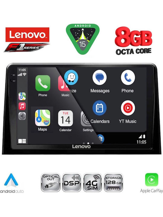 Lenovo Car Audio System for Peugeot Partner Opel Combo Fiat Doblo Toyota Proace Citroen Berlingo 2018 with Touch Screen 10" Lenovo SSR 10082 CPA