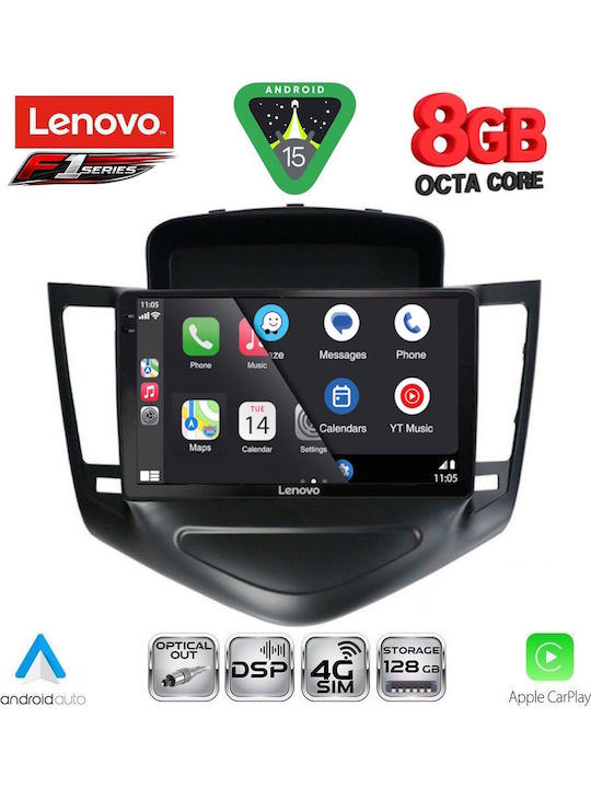 Lenovo Car Audio System for Chevrolet Cruze 2008-2012 (Bluetooth/USB/WiFi/GPS/Apple-Carplay/Android-Auto) with Touch Screen 9"