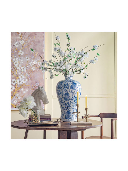 Artekko Decorative Vase Melania White 33x33x61cm