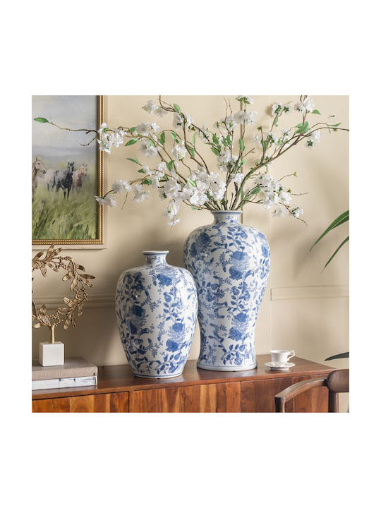 Artekko Decorative Vase Melania White 29x29x44.5cm