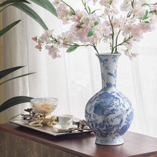 Artekko Decorative Vase Melania White 19.5x19.5x36cm