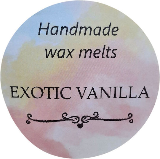 Kalliopi Silver Fragrance Wax Melt with Fragrance Vanilla WX-7016 9pcs