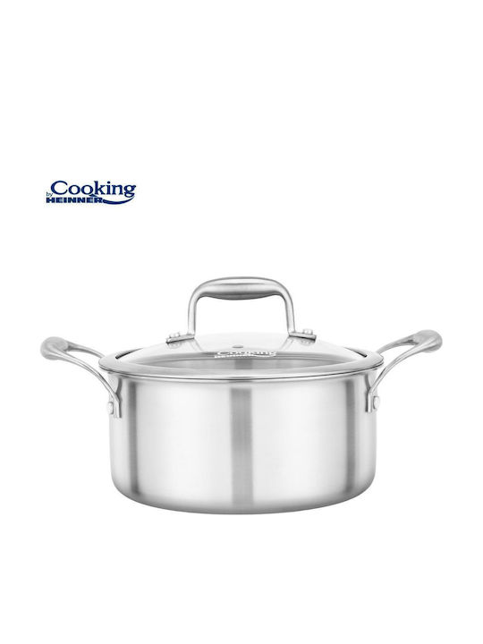 Heinner Βαθιά Ανοξείδωτη Κατσαρόλα 5lt / 24cm