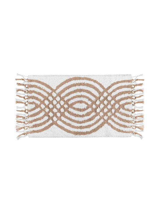 Beauty Home Bath Mat 3285-ΡΟΖ-50Χ80 Grey, Pink 50x80cm