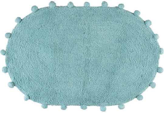 Beauty Home Бански килим Правоъгълена 3282-ΣΙΕΛ-50Χ80 Sky Blue 50x80бр