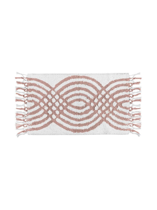 Beauty Home Bath Mat 3285-ΡΟΖ-50Χ80 Grey, Pink 50x80cm