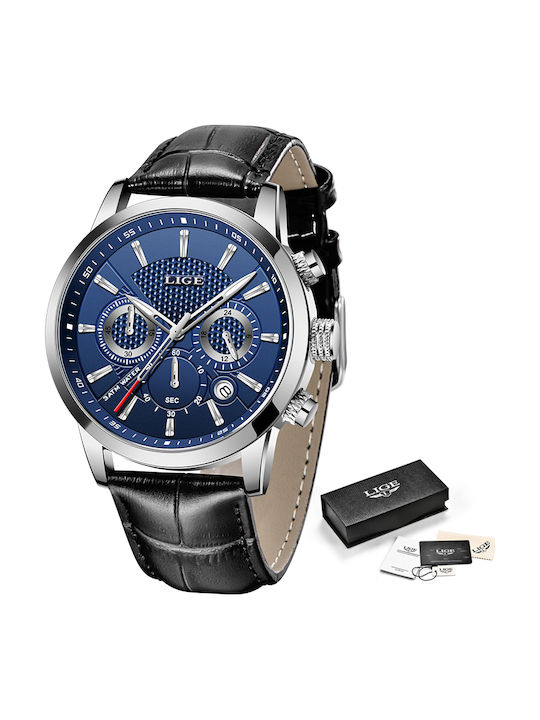 Lige Uhr Batterie mit Lederarmband