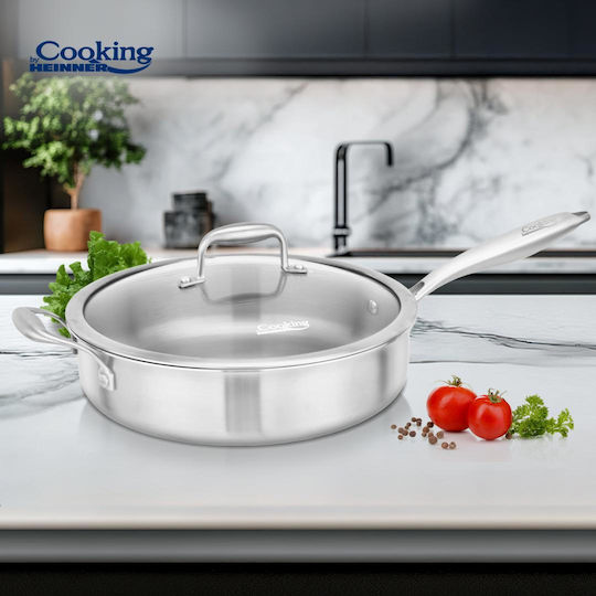Heinner Atomic3 Pan Made of Stainless Steel with Lid