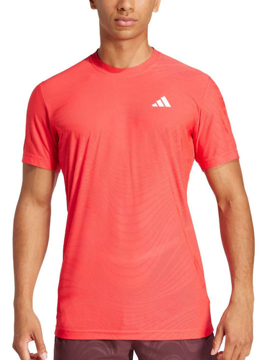 adidas Freelift JE3508 Ανδρική Μπλούζα Κόκκινη
