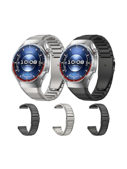 Λουράκι Κράμα Τιτανίου Huawei Watch Gt 6 Pro Πτυσσόμενη Αγκράφα Μαύρο