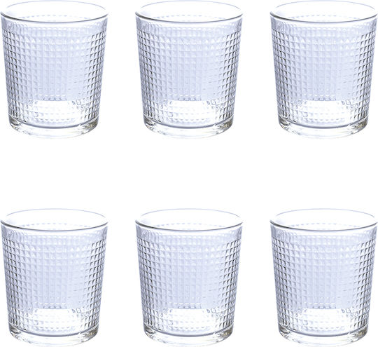 Galileo Light Pixel Σετ Ποτήρια Νερού από Γυαλί 270ml 6τμχ