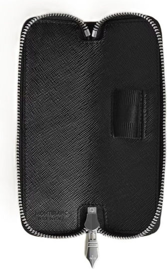 Montblanc Sartorial Leder Stiftetui Schwarz