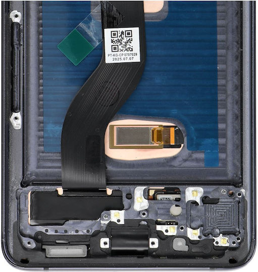 Екран Display със Сензорен Механизъм и Рамка за SAMSUNG S20 Плюс (Черен)